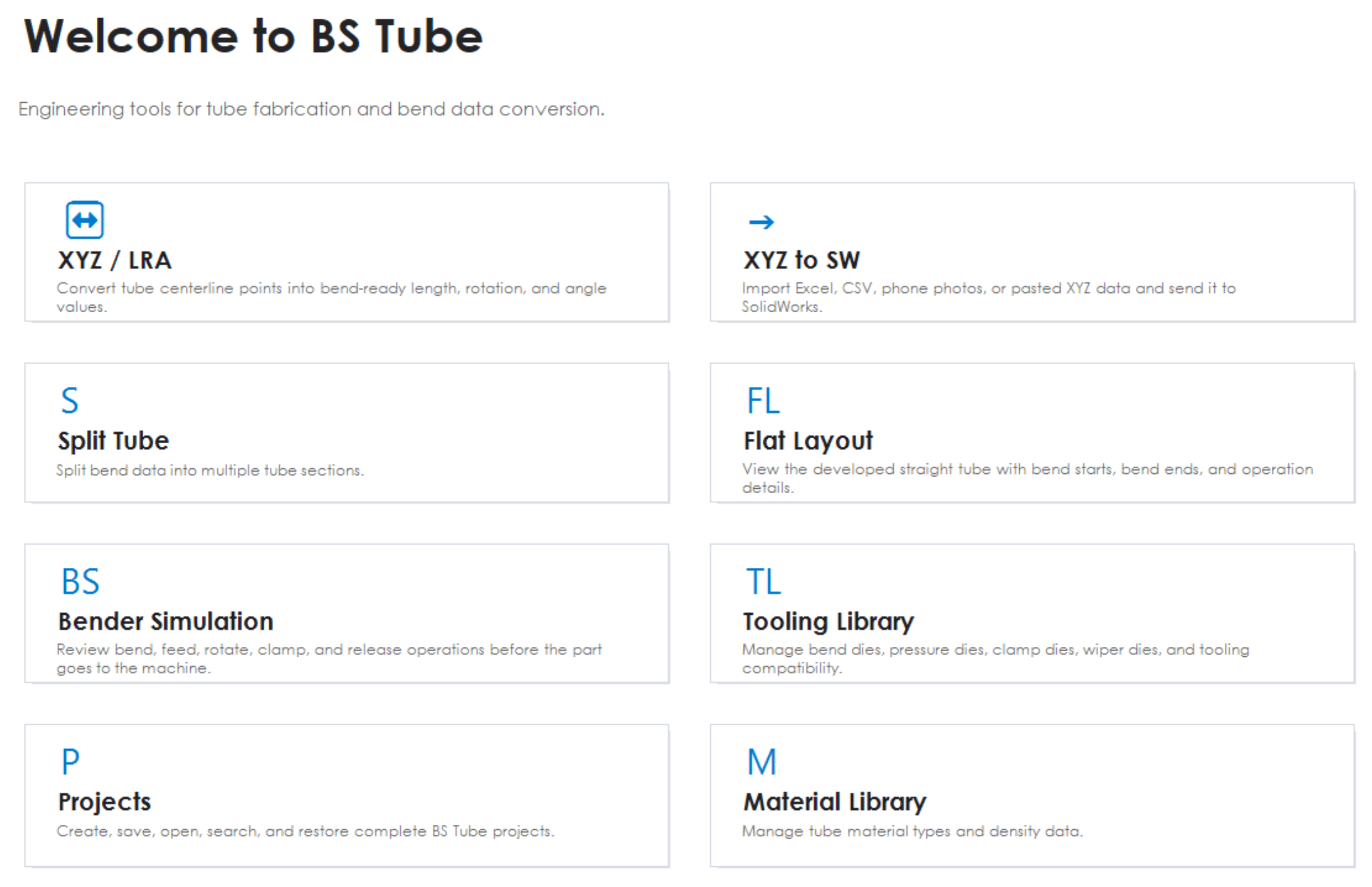 BS Tube home page